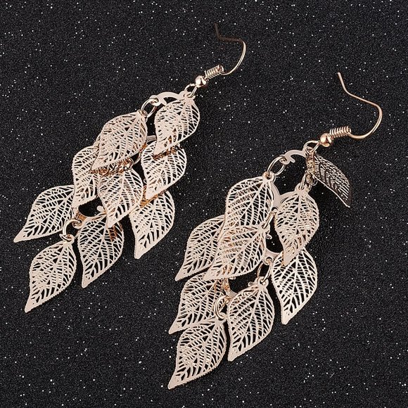 Jewelry - Gold Leaf Earrings